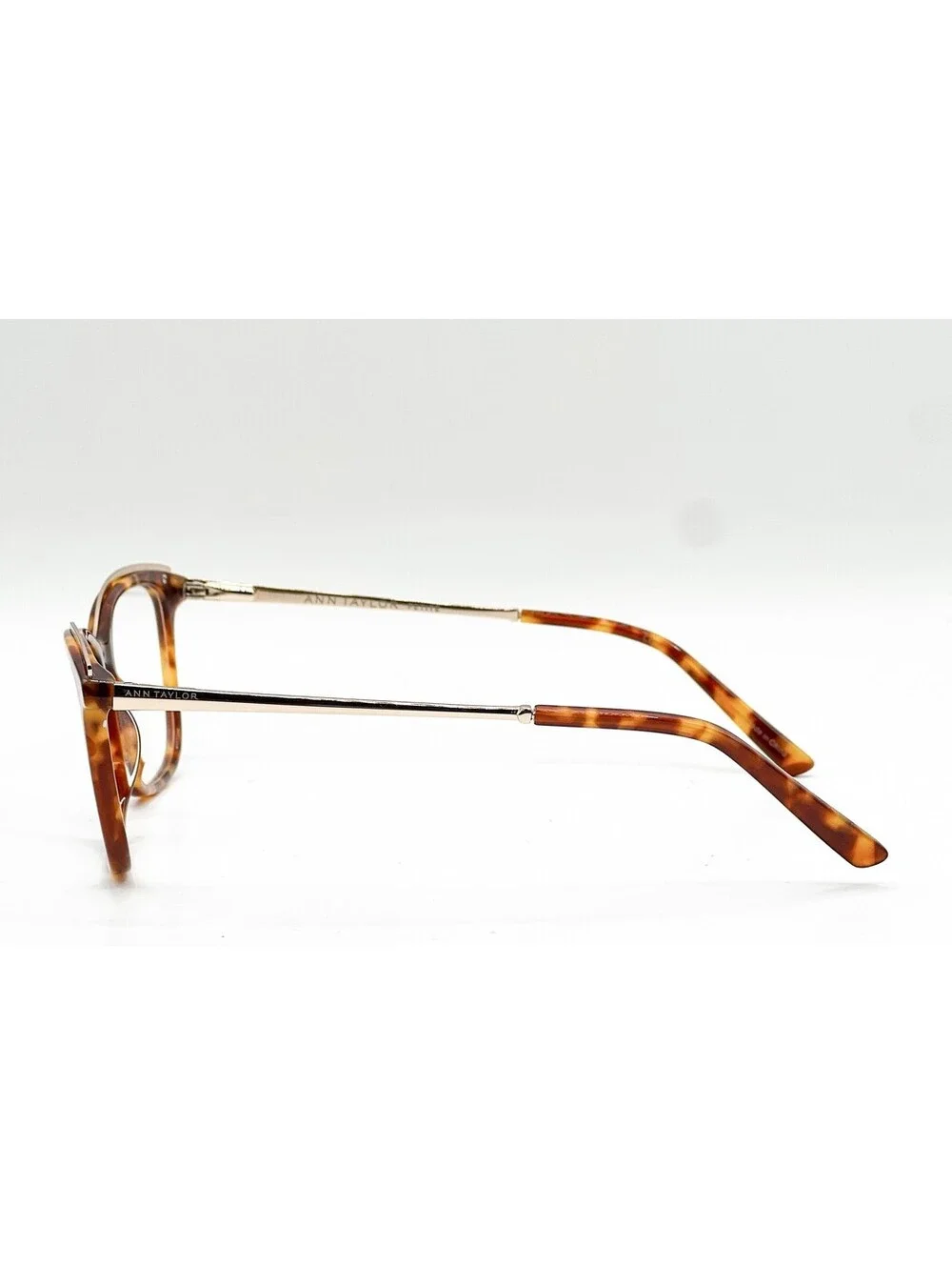 Ann Taylor Atp817 C02 Honey Tortoise Authentic Eyeglasses 49-15-135